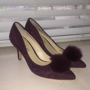 Womens Pom Pom Heels 5.5